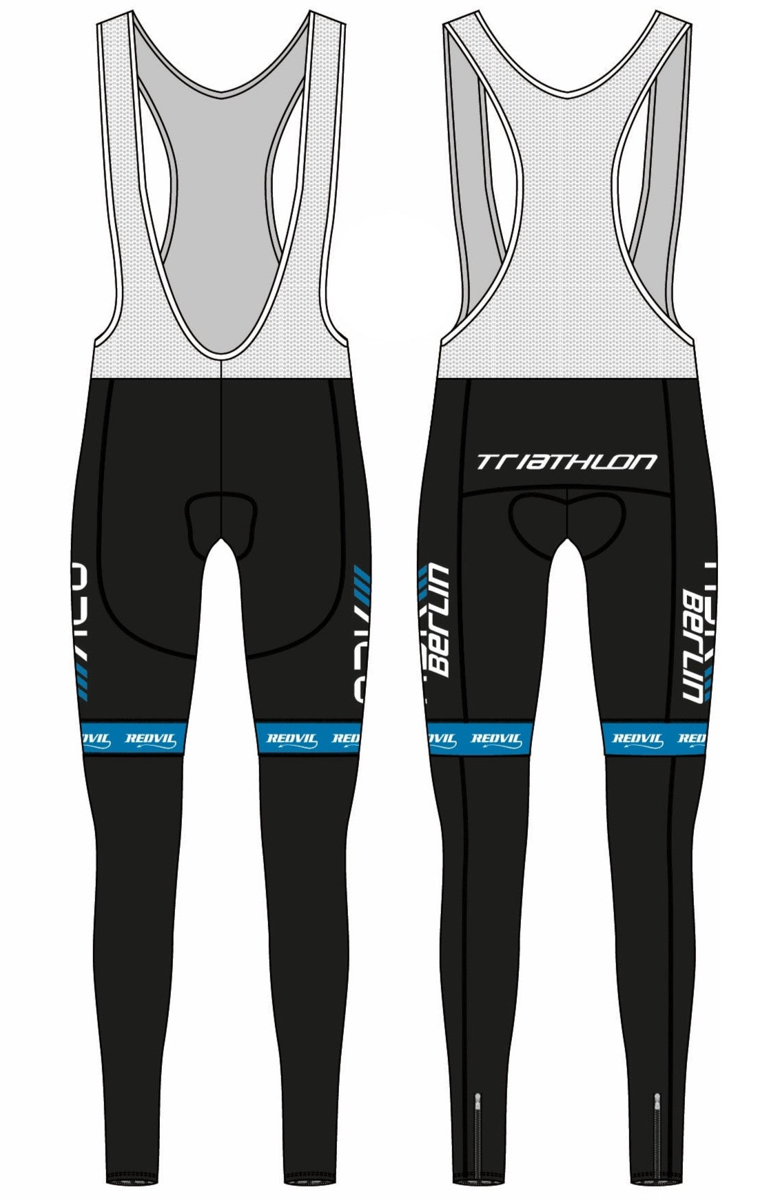 warme lange Radträgerhose