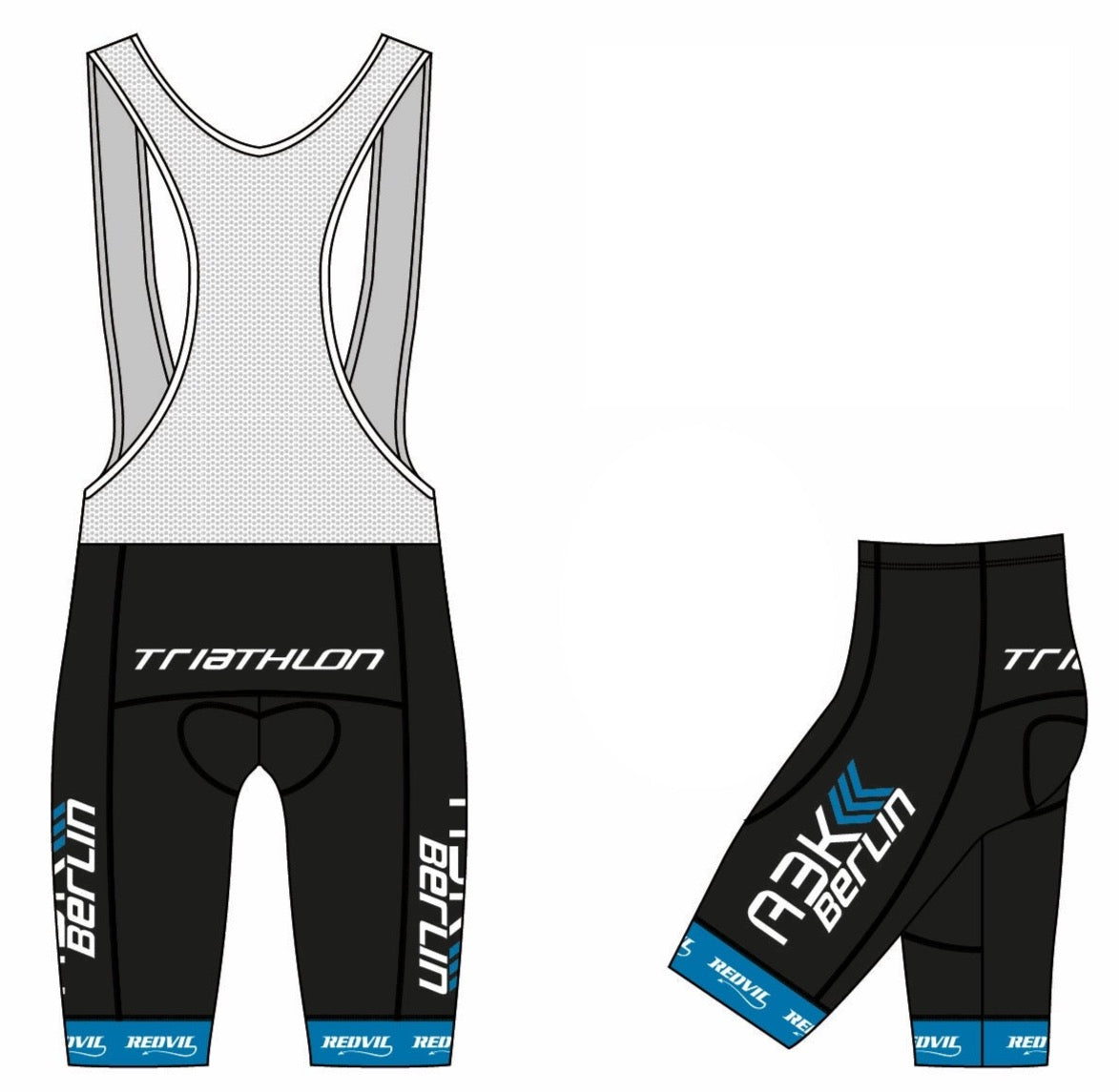 kurze Frauen Radträgerhose